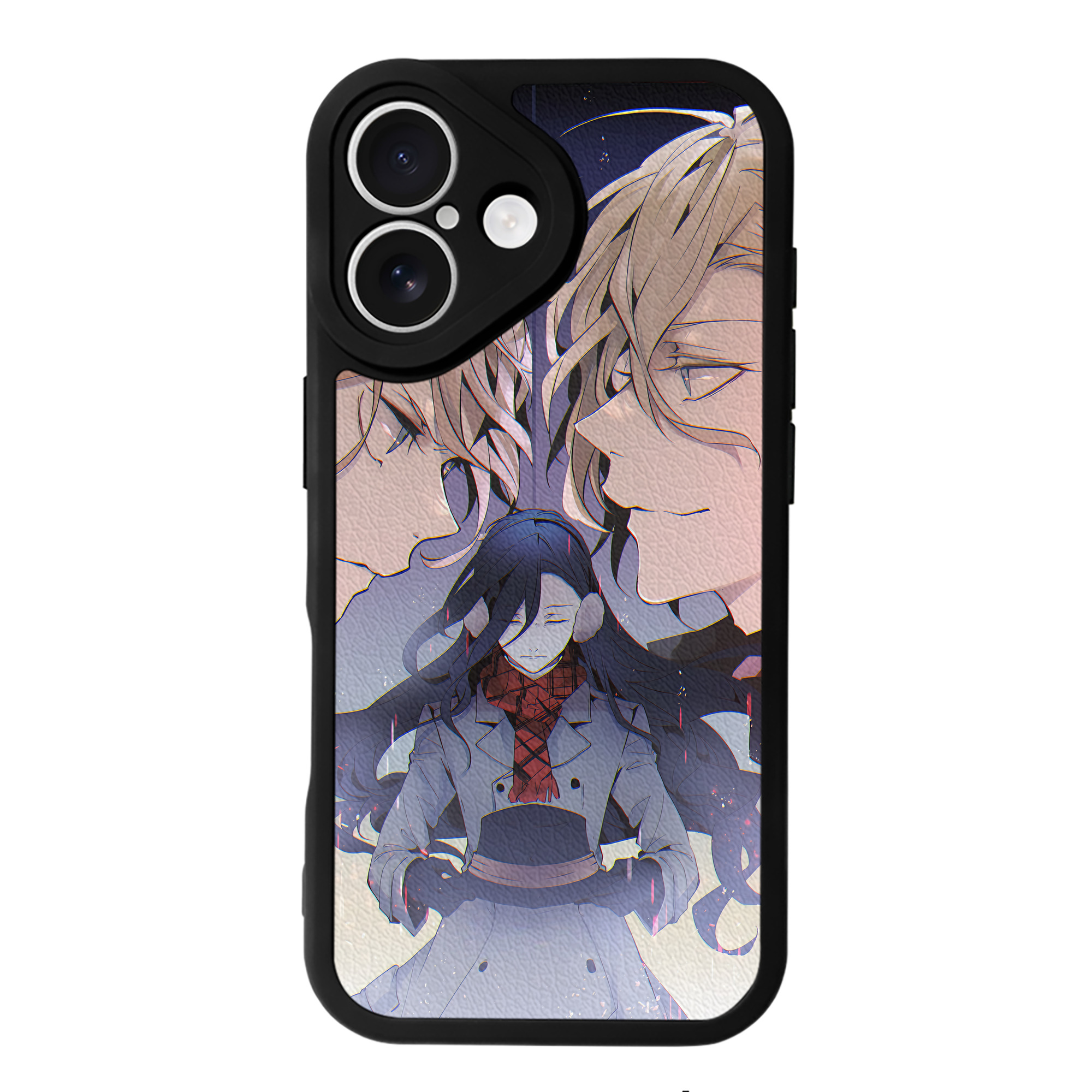（画像用） 文豪ストレイドッグス Bungo Stray Dogs 【iPhone 16シリーズ対応】シリコンスマホケース（レザー調） 材質：シリコン